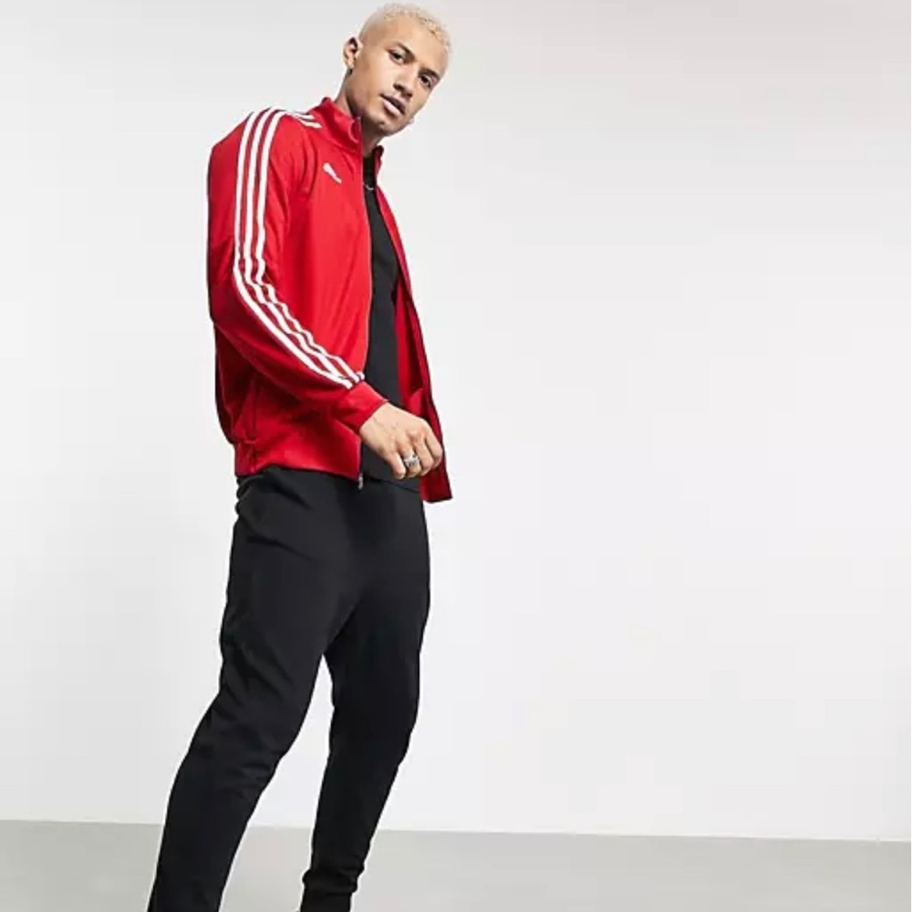 Adidas red track jacket (new no tag)